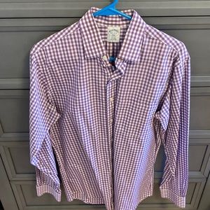 Mens Brooks Brothers slim fit casual button down